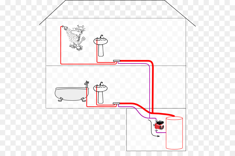 Bomba Circuladora，Agua Caliente Sanitaria PNG