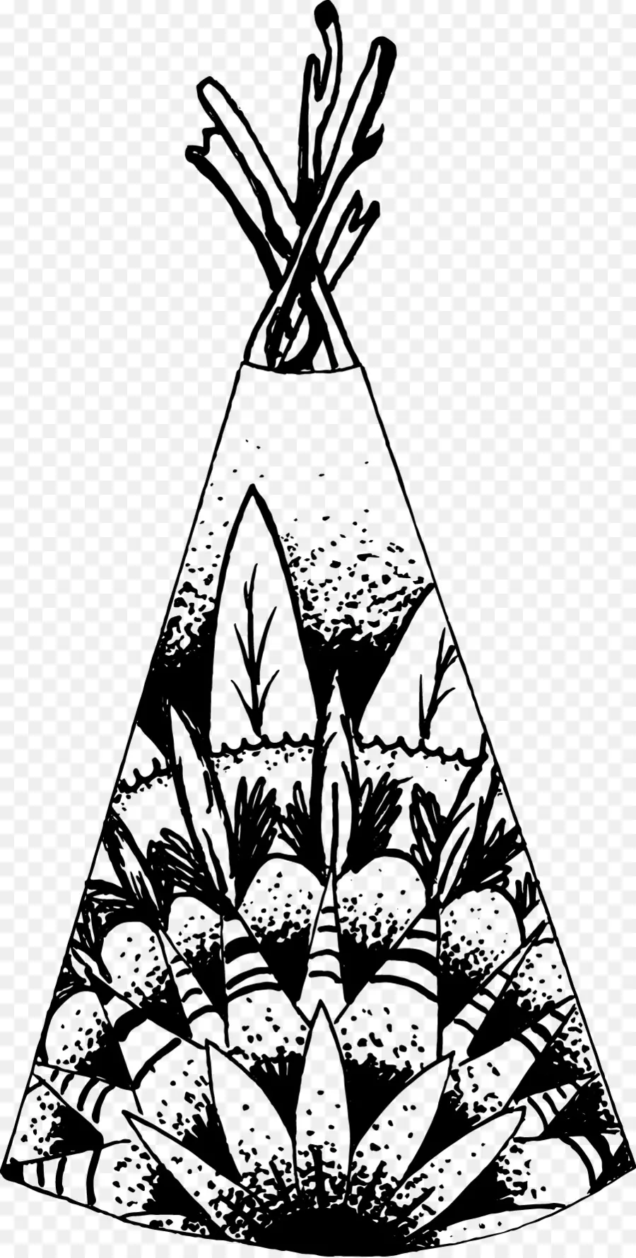 Tipi Dibujo，Carpa PNG