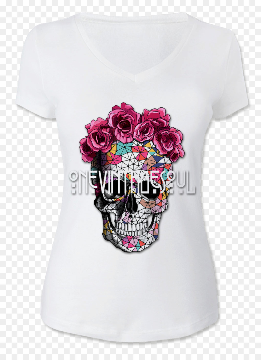 Camiseta Calavera，Vestir PNG