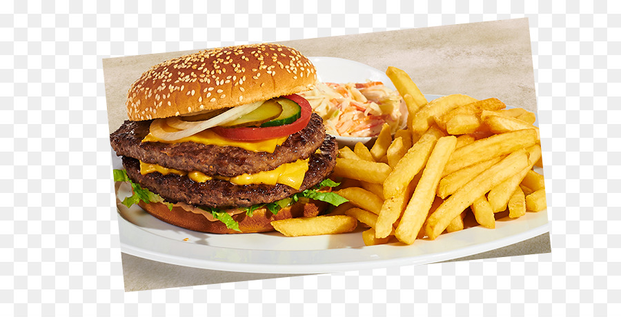 Las Papas Fritas，Hamburguesa Con Queso PNG