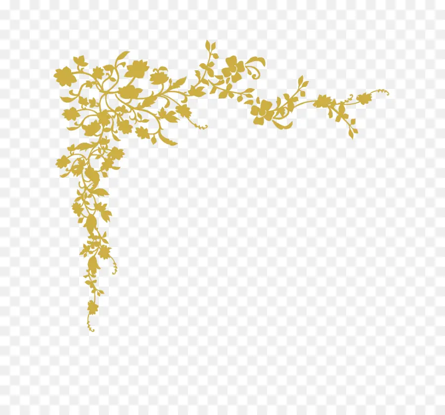 Rincón Floral，Oro PNG