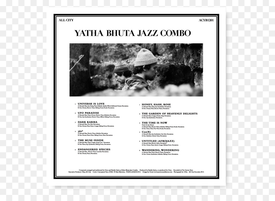 Yatha Bhuta Combo De Jazz，Disco Fonográfico PNG