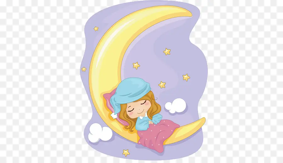 Niña Dormida，Luna PNG