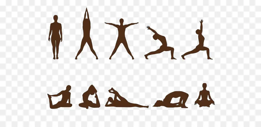 Yoga，Silueta PNG