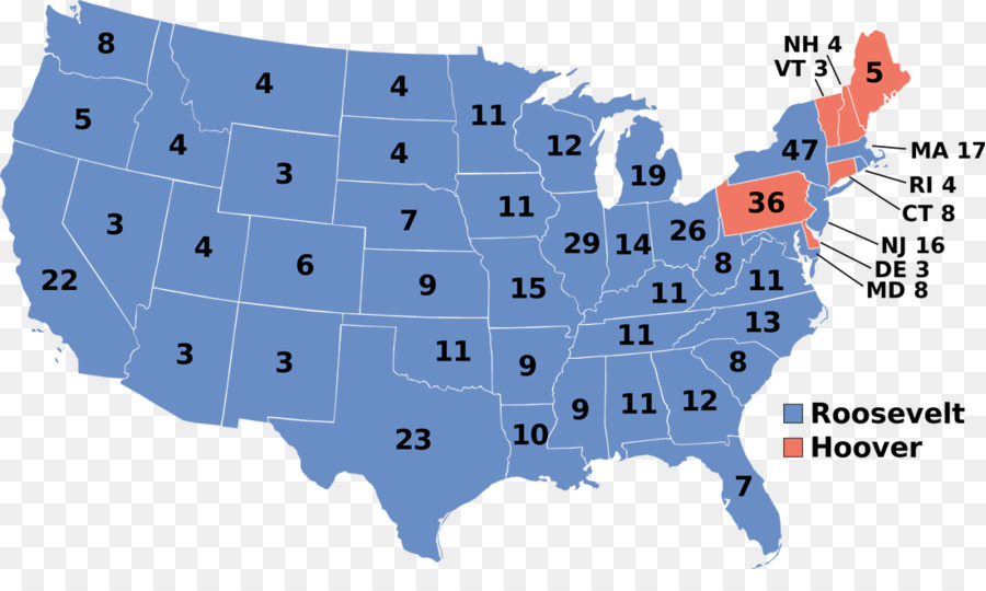 Elección Presidencial De Estados Unidos De 1936，Estados Unidos Elecciones Presidenciales De 1932 PNG