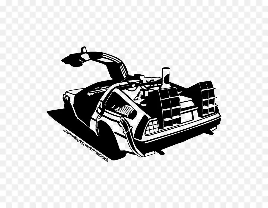 Delorean，Auto PNG