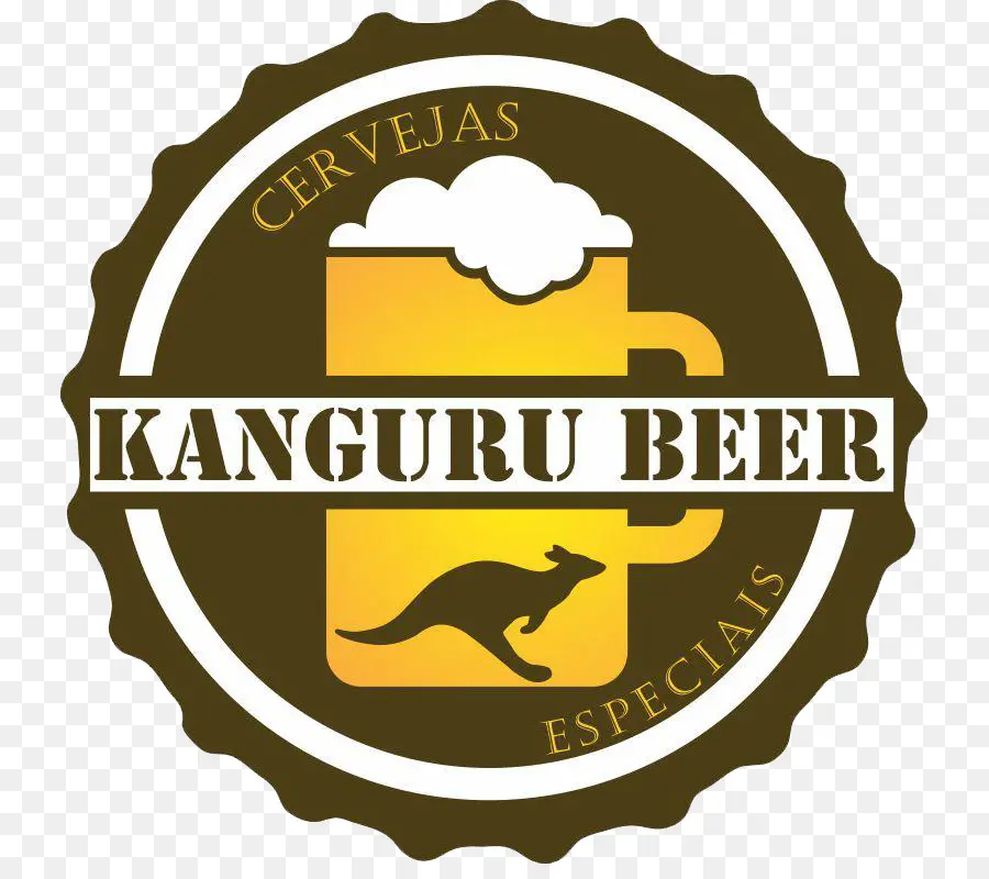 Logotipo De Cerveza Kanguru，Cerveza PNG