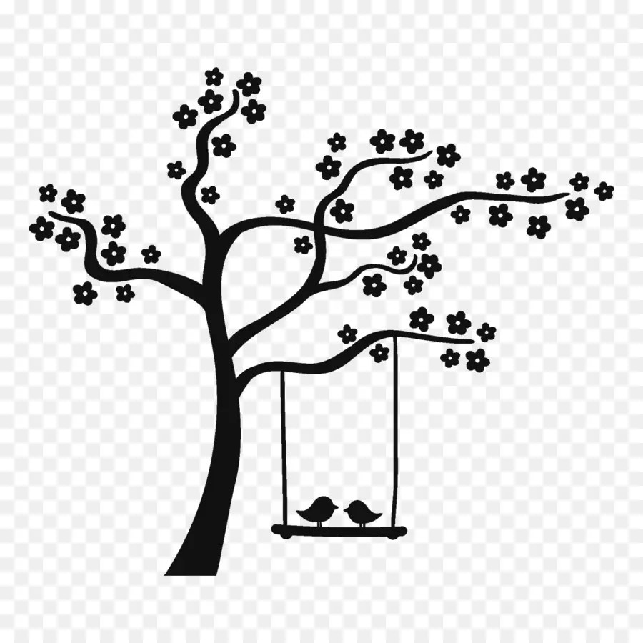 Árbol Con Columpio，Árbol PNG