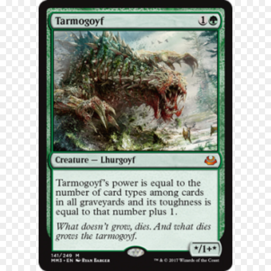 Magic The Gathering，Tarmogoyf PNG