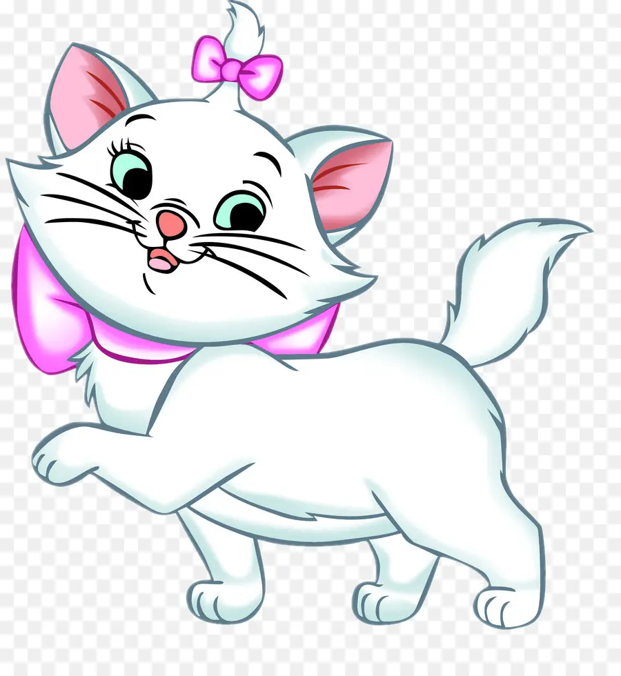 Gato De Dibujos Animados，Blanco PNG