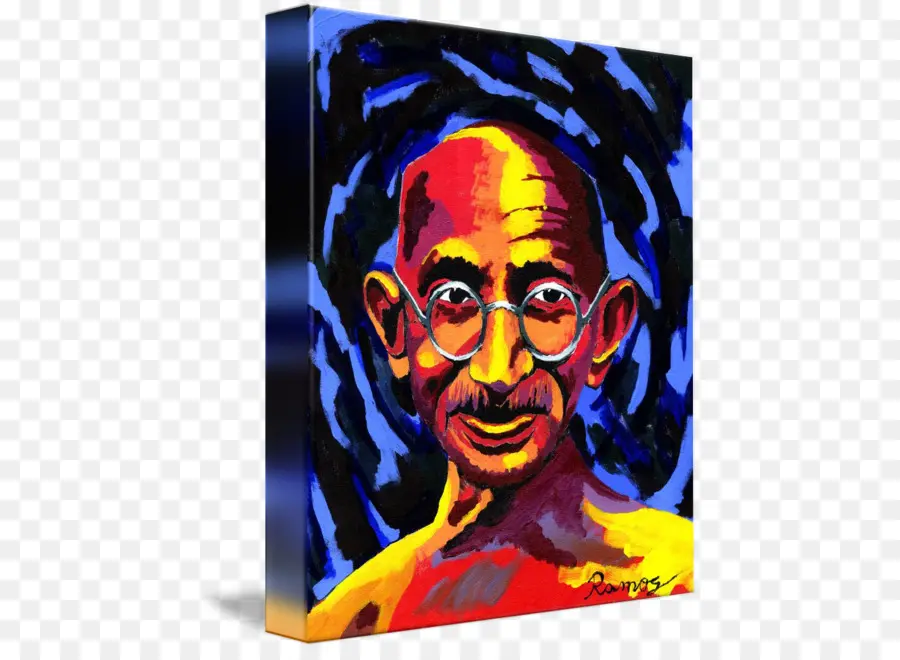 Mahatma Gandhi，Arte PNG