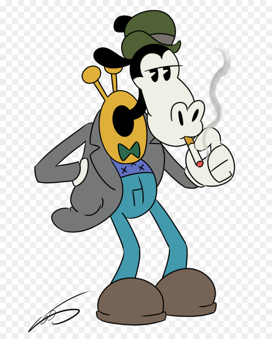 Personaje De Dibujos Animados，De Fumar PNG