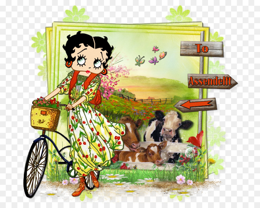 Betty Boop，敷物 PNG