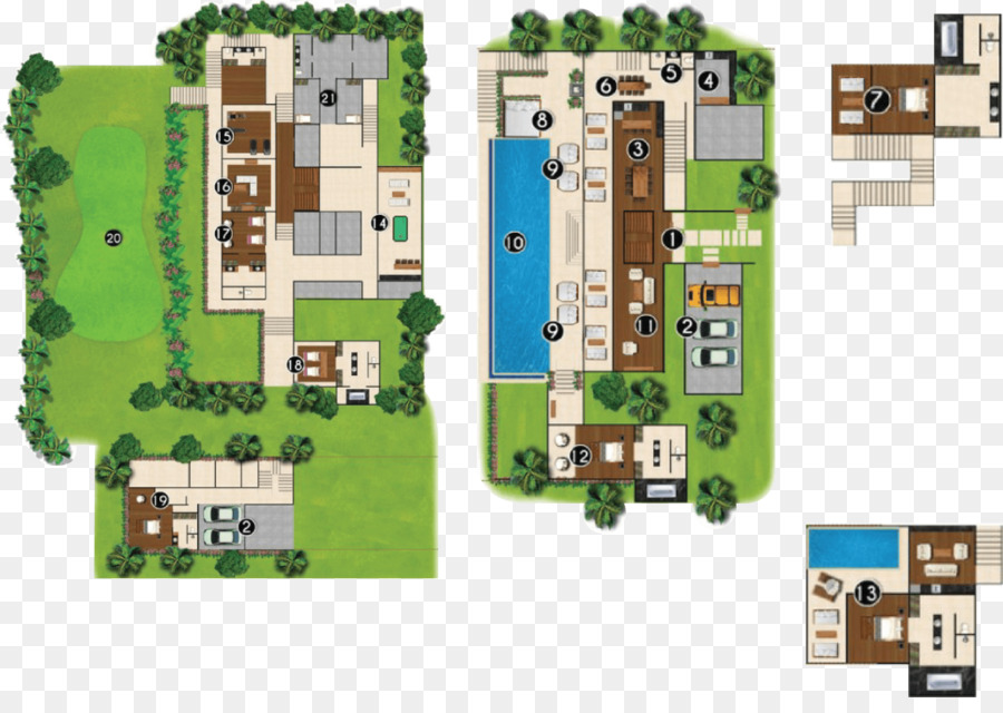 Villa，Plan De Piso PNG