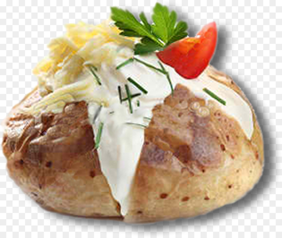 Patata Al Horno，Ccrea Agria PNG