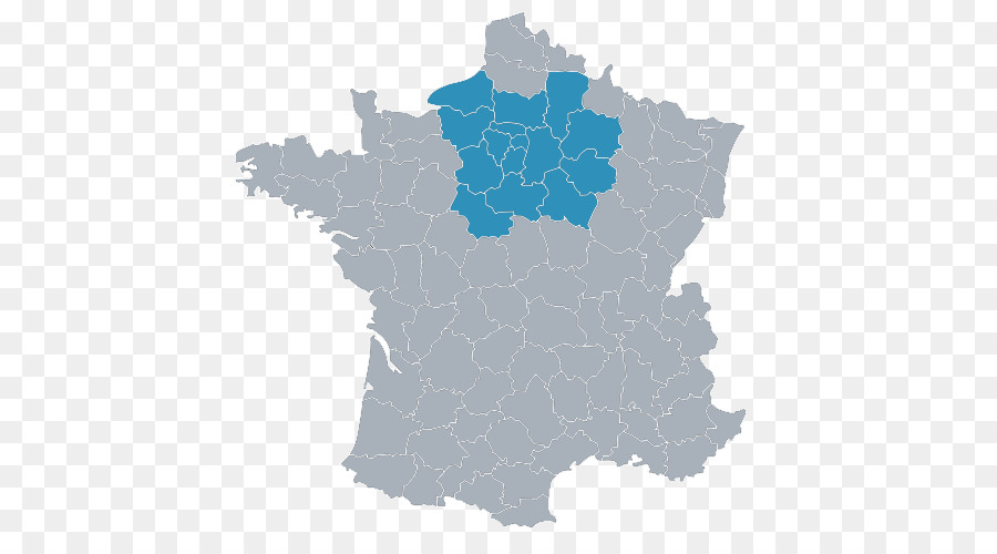 Mapa De Francia，Regiones PNG