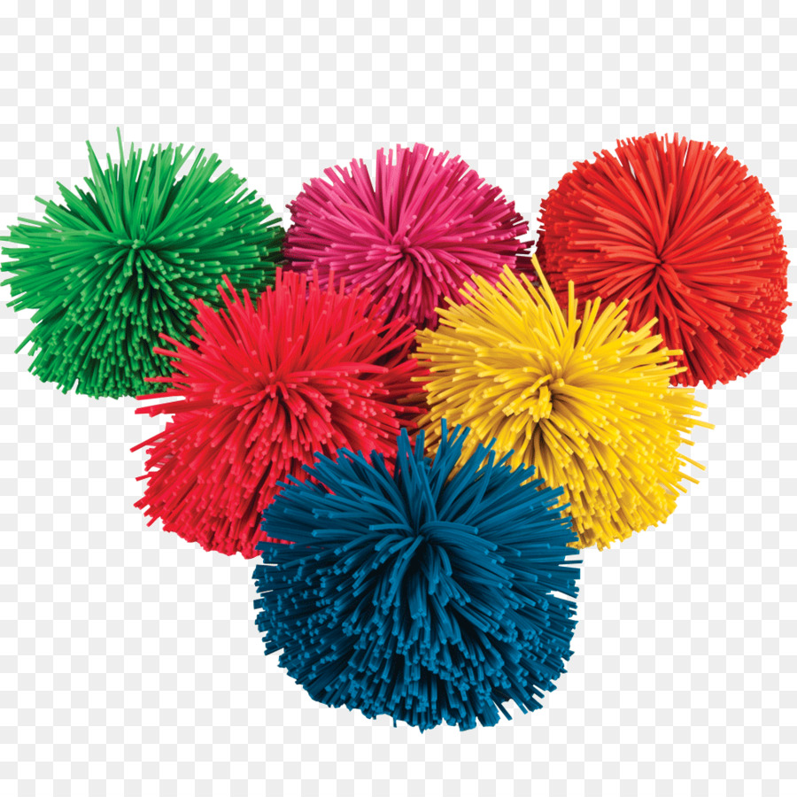 Pompones De Colores，Alegría PNG