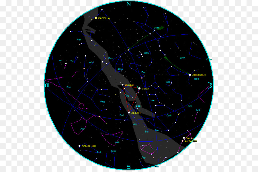 Mapa Estelar，Constelaciones PNG