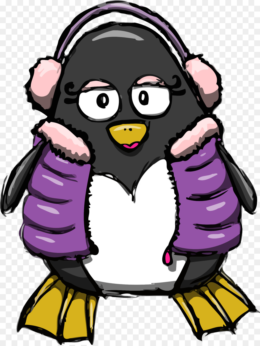 Pingüino，Aves PNG