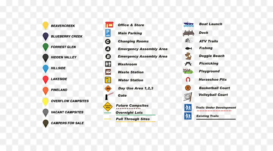 Mapa Del Camping，Cámping PNG