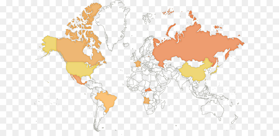 Mapa Mundial，Países PNG