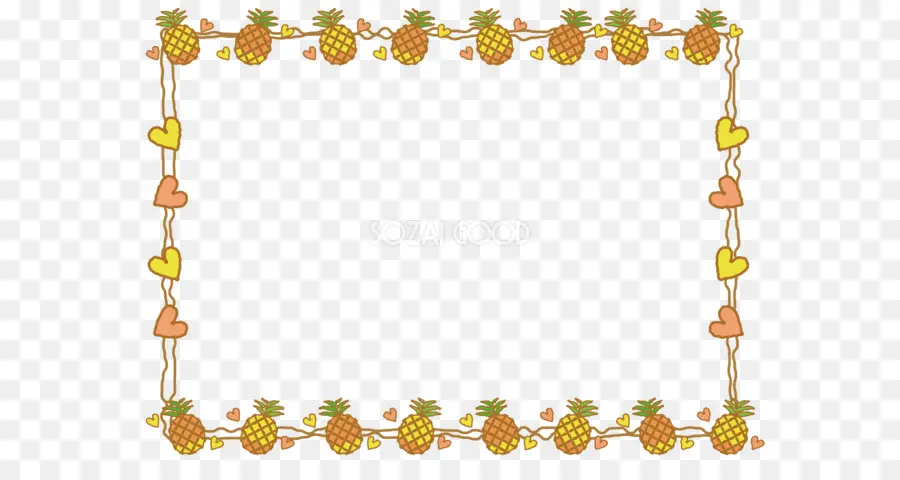 Borde De Piña，Borde PNG