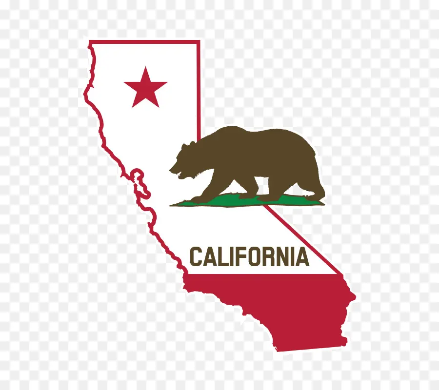 California，Bandera De California PNG