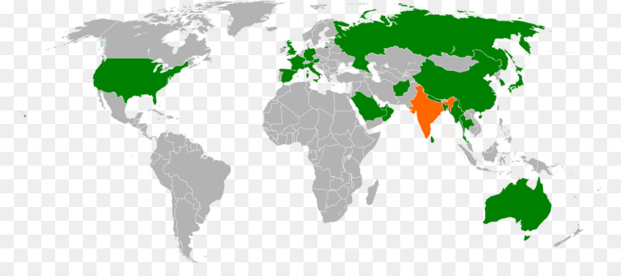 Mapa Mundial，Países PNG