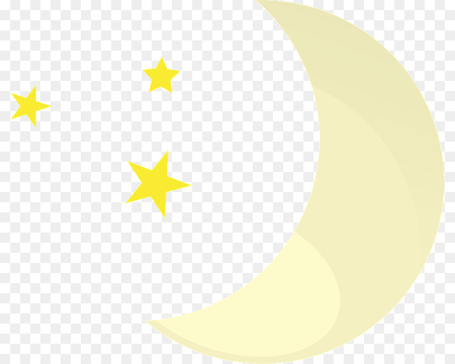 Luna Creciente，Estrellas PNG