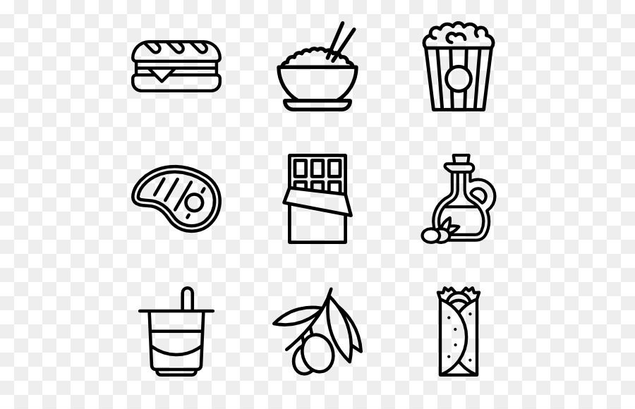 Iconos De Comida，Comida PNG