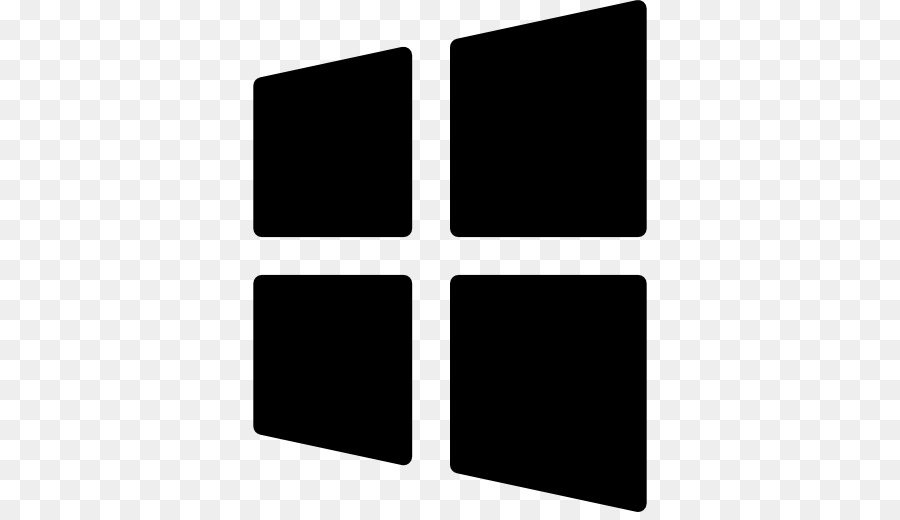 Logotipo De Windows Negro，Microsoft PNG