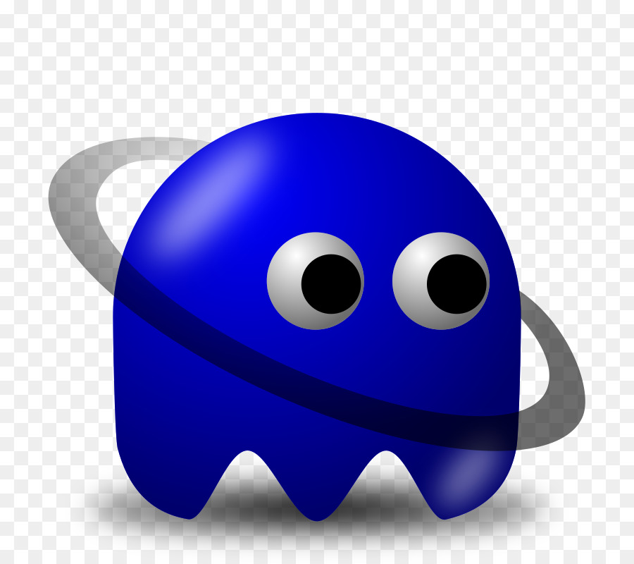 Personaje De Dibujos Animados Azul，Ojos PNG