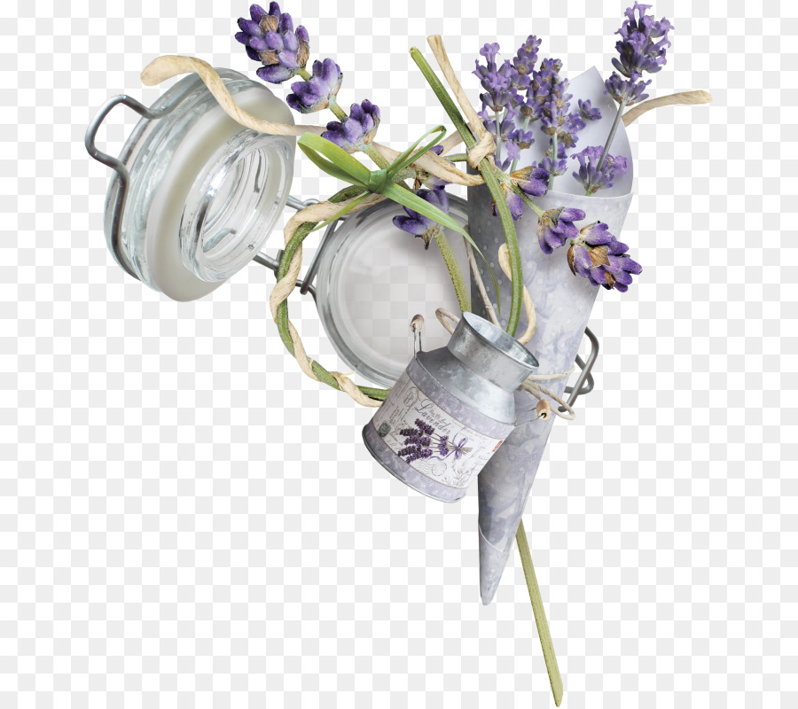 Inglés Lavanda，Diseño Floral PNG