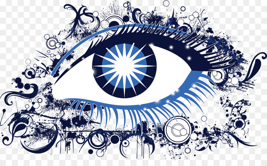 Ojo，Azul PNG