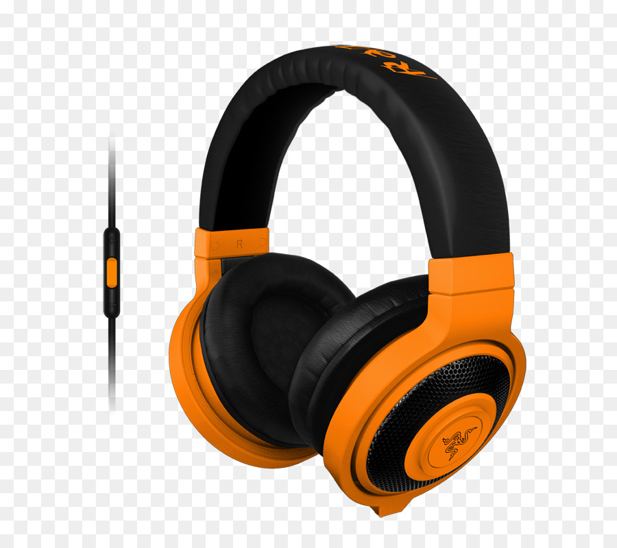 Auriculares Naranjas，Música PNG