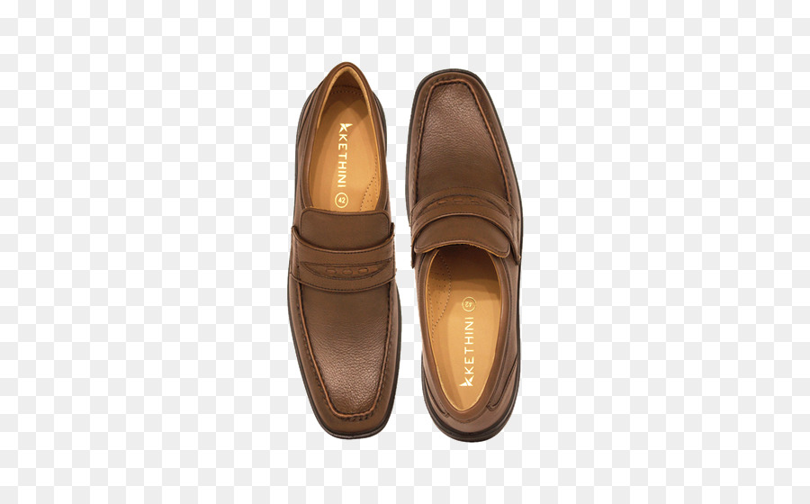 Slipon Zapato，De Cuero PNG