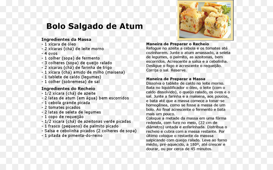 Receta，Salgado PNG