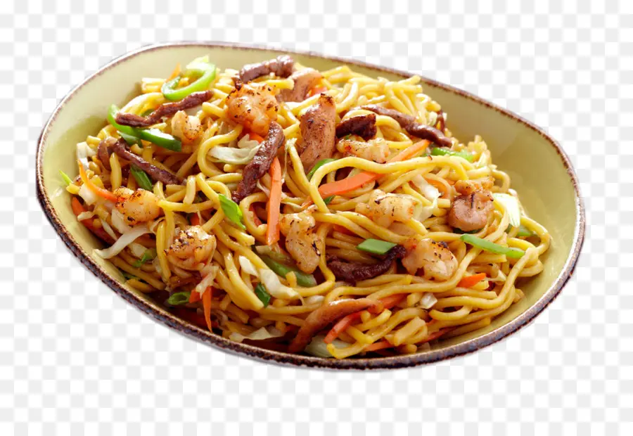 Chow Mein，Fideos Chinos PNG