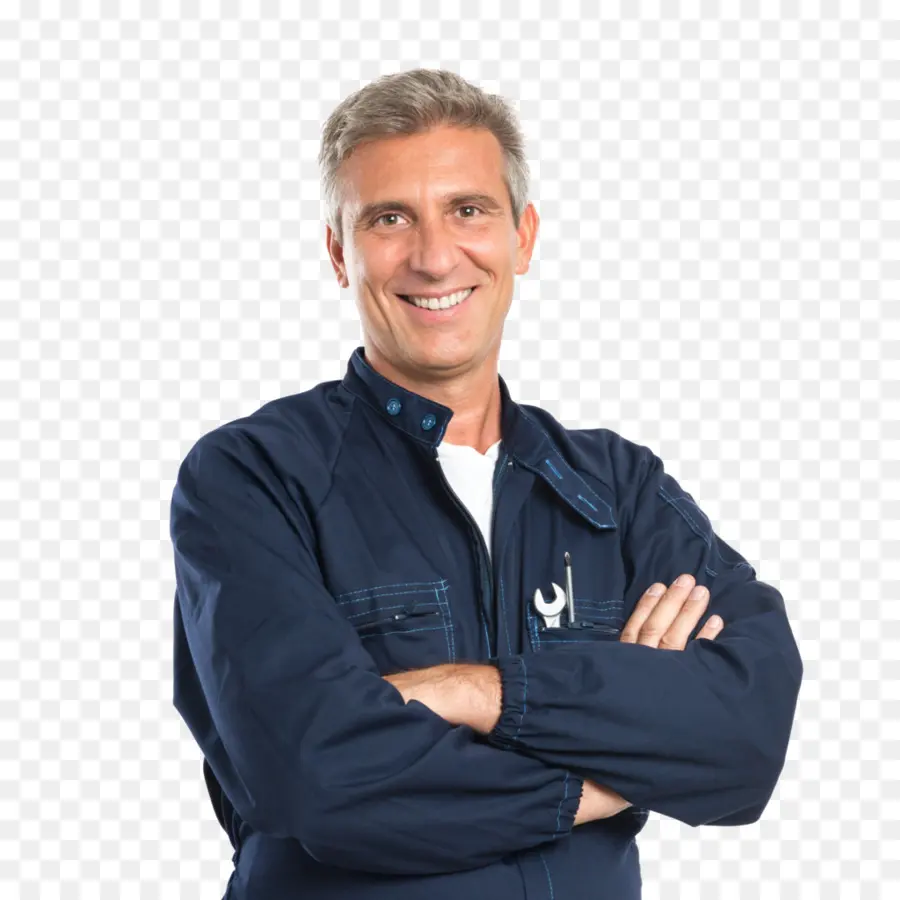 Hombre En Uniforme Azul，Obrero PNG