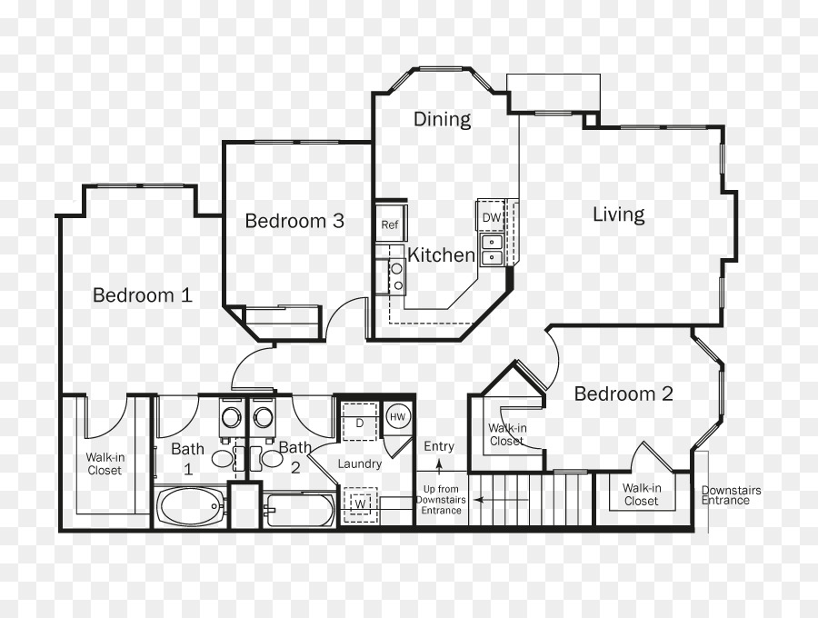 Plano De Planta Del Apartamento，Disposición PNG