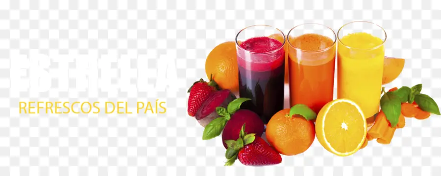 Jugos De Frutas，Fresas PNG