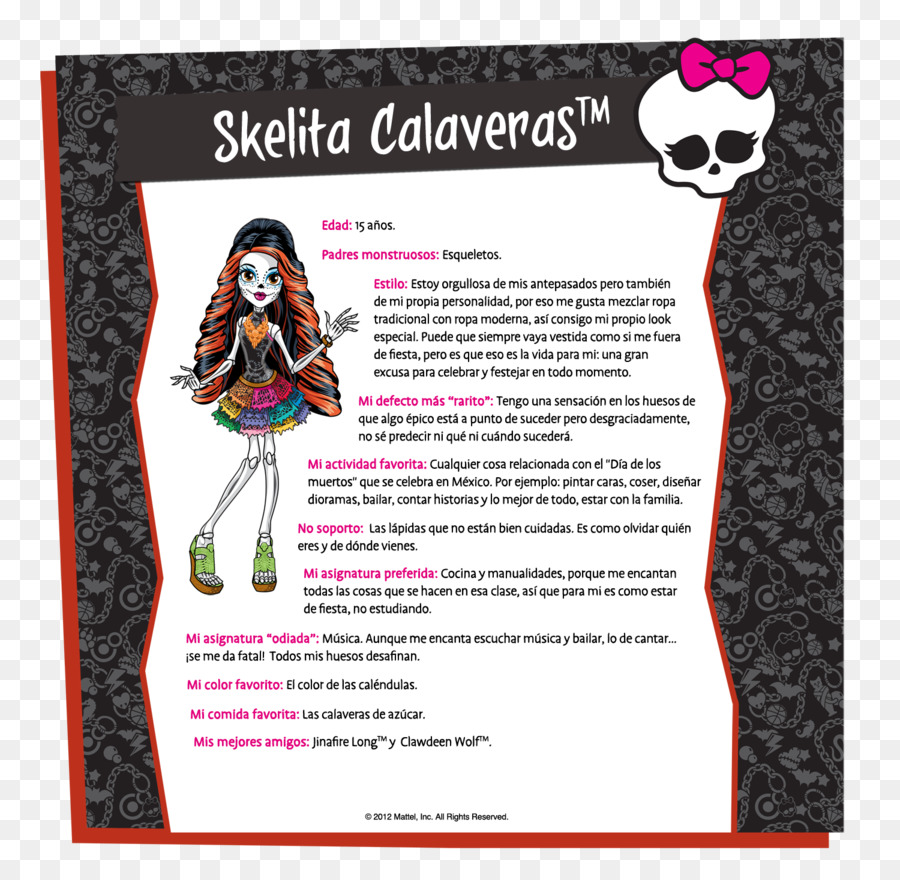 Monster High，Publicidad PNG