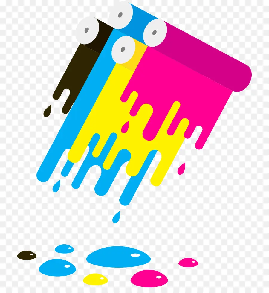 Tinta De Impresora，Cmyk PNG