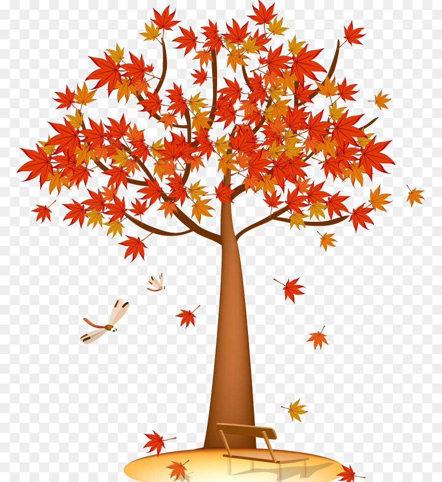 árbol De Otoño，Hojas PNG