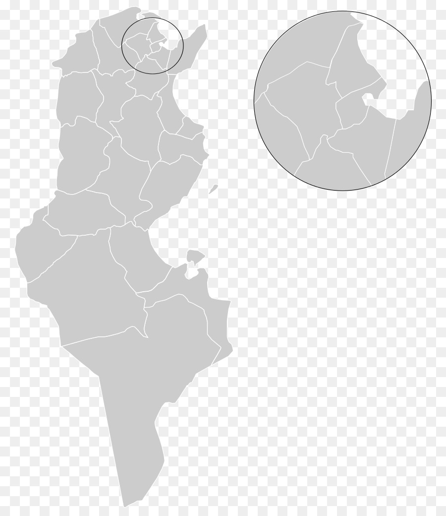 Kasserine De La Gobernación De，Mapa PNG