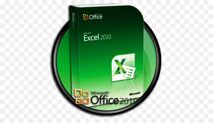 Caja De Microsoft Excel 2010，Hoja De Cálculo PNG