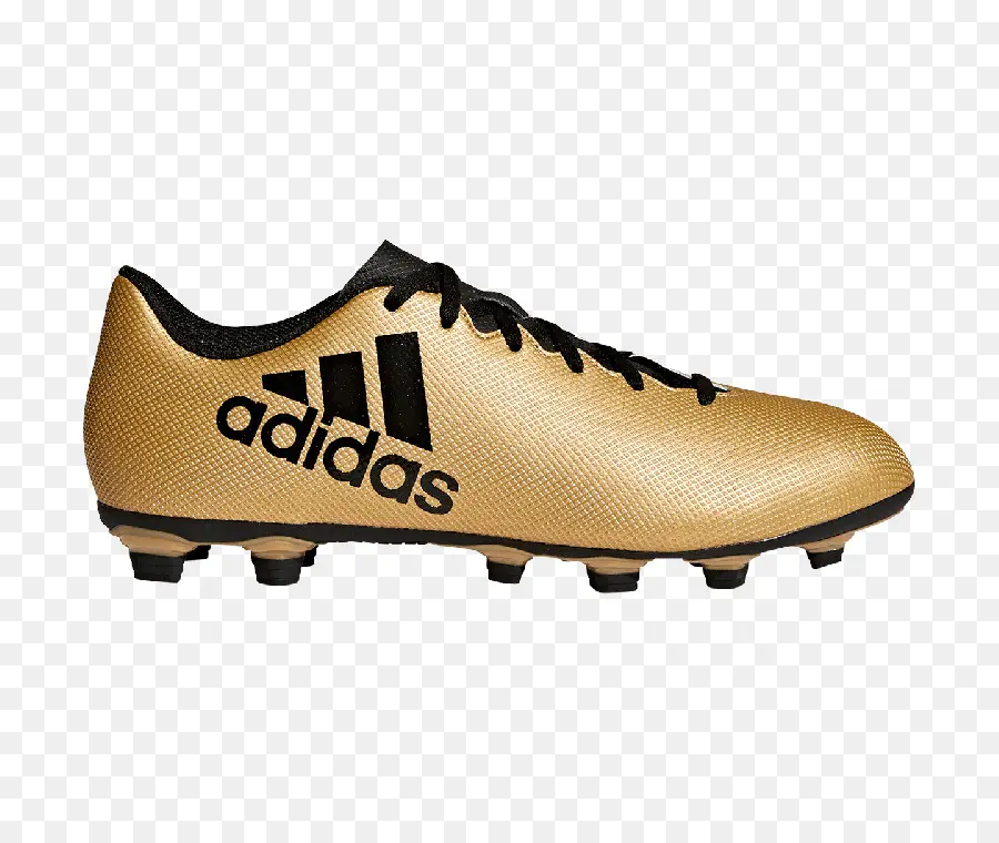 Zapato De Futbol Dorado，Adidas PNG