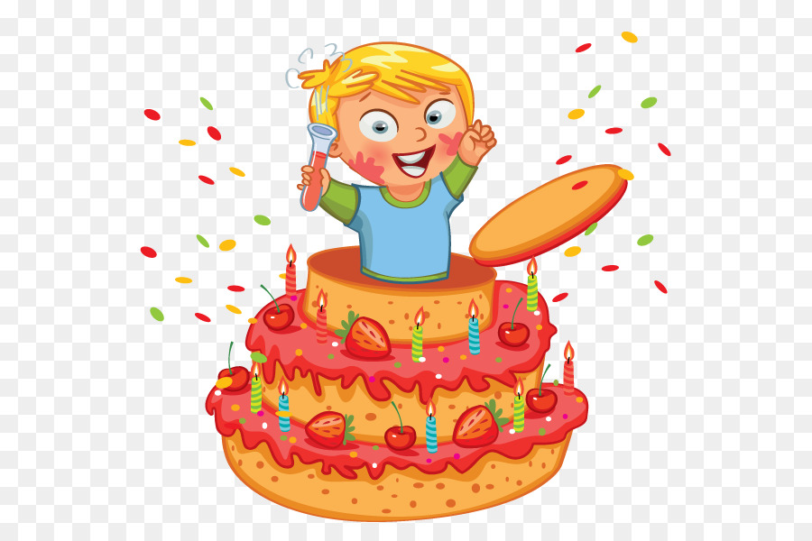 Torta De Cumpleaños，Niño PNG