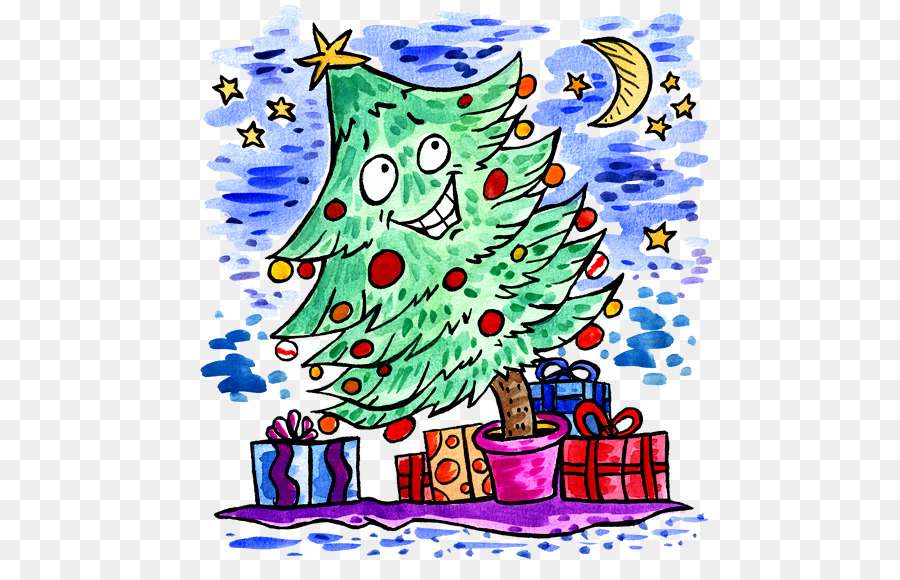 árbol De Navidad，Santa Claus PNG