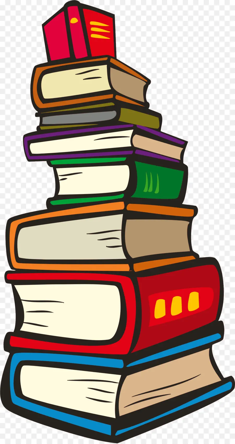 Libros，Pila PNG